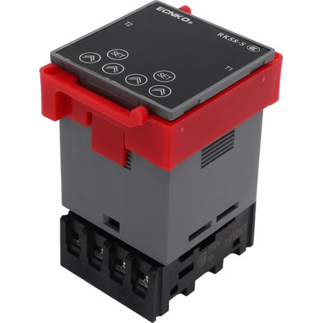 Relais temporisé multifonction avec socle, écran LCD, cycle 1 marche 1 arrêt, retardateur 0,1S‑99H DC24V (1/5)
