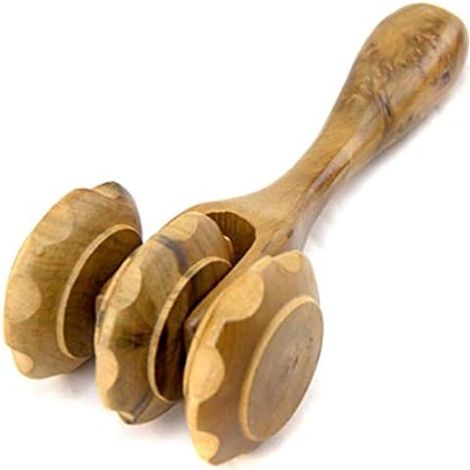 Nouvelle roue de massage manuelle pour jambes, cou et taille, rouleau de massage amincissant pour jambes, bâtonnet de massage vietnamien en bois de santal, Lunar Rover-AquaForge