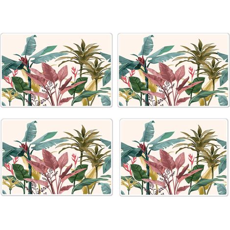 Lupia Tovagliette Americane Lavabili Set 4 pz PVC BANANA LEAVES 28,5x43 cm (1/4)