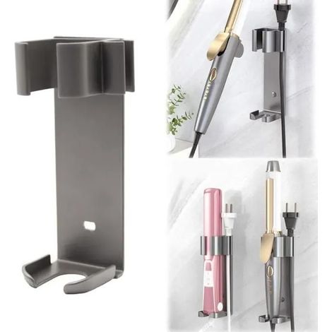 Support pour Fer à Lisser - Support Mural pour SèChe-Cheveux, pour Fer à Friser, Lisseur. Porte-Outils en MéTal, Porte-Outi-a815 (1/5)