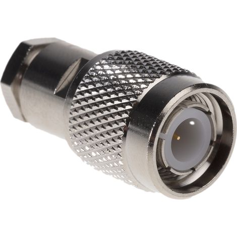 Connecteur coaxial RS PRO Mâle Droit, raccordement A souder 50O Montage sur câble ( Prix pour 1 )