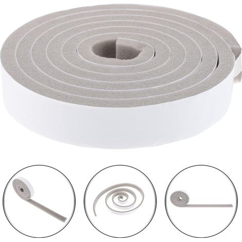 SIENTICE 1 rouleau de ruban mousse insonorisé, joint de porte, mastic d'isolation de fenêtre, joint en silicone coupe-vent (1/5)