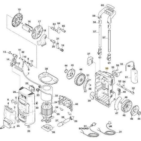 SCOCCA POSTERIORE HP S550 ORIGINALE STIGA - 118820973/0