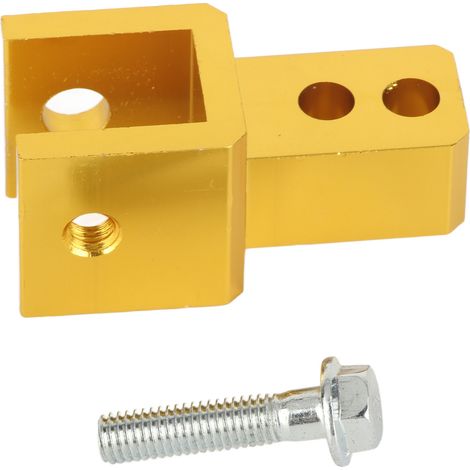 Federungsverstärker-Stoßdämpfer aus Aluminiumlegierung für Motorräder, Elektroroller und ATVs – Gelbes Höherlegungskit (1/5)