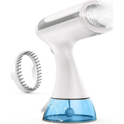 1500W Handheld Garment Steamer, Vertical Steamer with 300ml Water Tank, 20 Seconds Fast Heat-up, Travel Steamer for Wrinkle Removal (1/5)