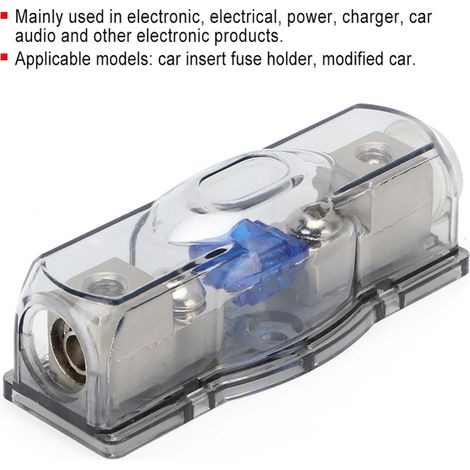 Mini caja de fusibles ANL para radio de coche, portafusibles, base para modificaciones de furgonetas camper. (1/5)