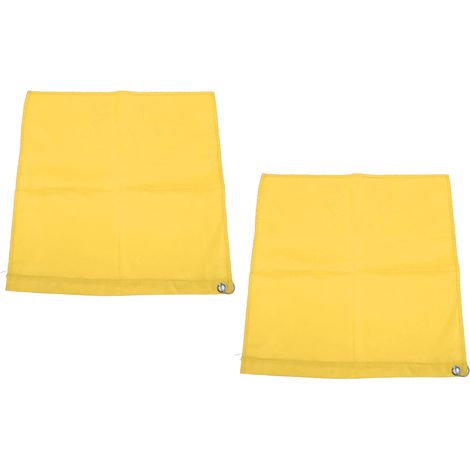 Lot de 2 drapeaux d'entraînement équitation en nylon jaune résistant à l'usure légers pour dressage cheval loisir jardin (1/5)