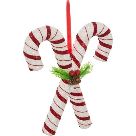 Suspension de sapin sucre d'orge double 30 cm - Atmosphera créateur d'intérieur