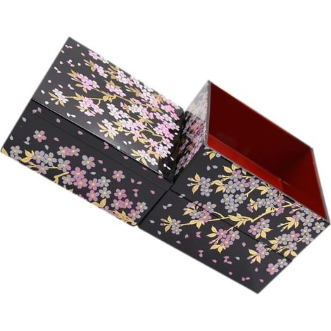 Boîte à bento japonaise INOOMP trois compartiments, design (1/5)