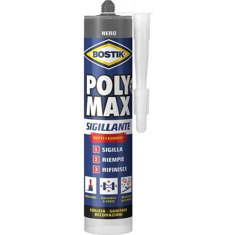 BOSTIK POLYMAX SIGILLANTE 280 ML NERO CARTUCCIA