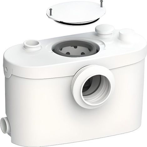 SFA – Broyeur silencieux 400W pour WC, douche, lavabo et bidet – Évacuation jusqu'à 5m en hauteur – Trappe d'accès pour dépannage rapide (1/4)