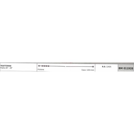 SNAPPER Flachschlepperkupplungskabel 26" - 28" Kabel 1315 mm 12425