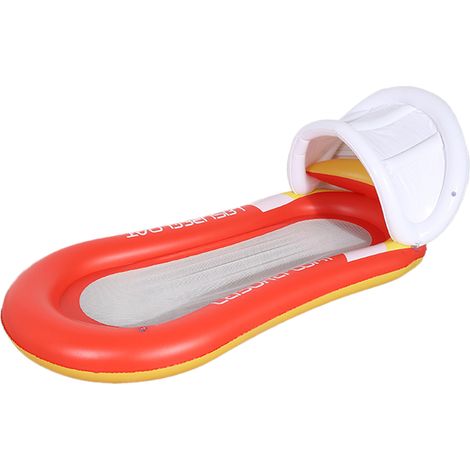 Hammock Flottant Gonflable - Lit Flottant Pour Piscine Et Eau Libre - Confortable Et Respirant - Pour Adulte - 1 Pièce (1/5)