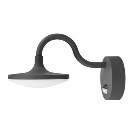 [GEBRAUCHT] B-Ware Lucande Außenlampe Außenleuchte Led Wandlampe Bewegungsmelder Dunkelgrau Poly623