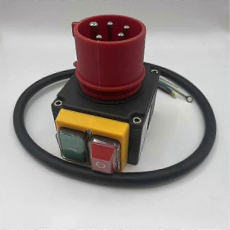 Interrupteur KOA7 380/400V Triphasé avec Câble, Compatible Inverseur de Phase W6212981173374, Modèle Européen pour Machine (1/5)