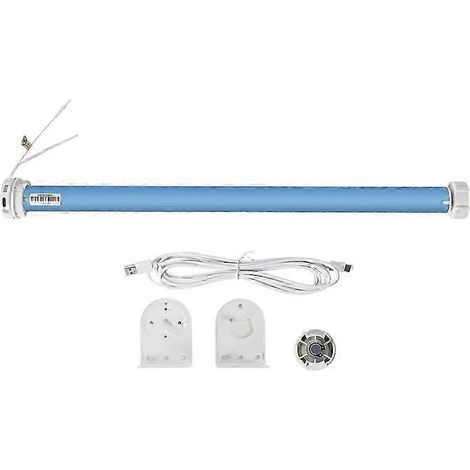 Moteur de store enrouleur intelligent Tuya WiFi compatible avec tube de 37/38 mm, batterie intégrée, compatible avec Alexa et Google Home - JXLGV (1/5)