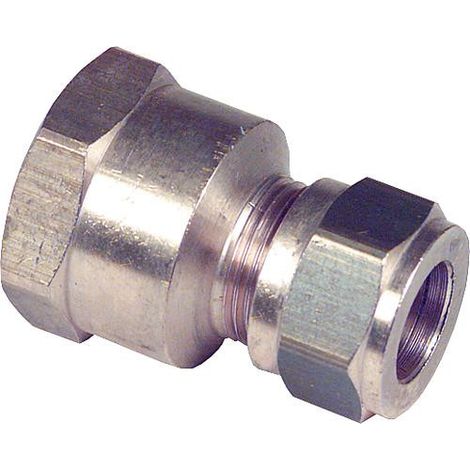 Raccord de compression laiton Manchon à visser 14 mm X 3/8" femelle (1/2)