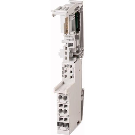 Module de base XI/ON ressort 3 zones de raccordement accès à la barre C 000140079 EATON XN S3T SBC