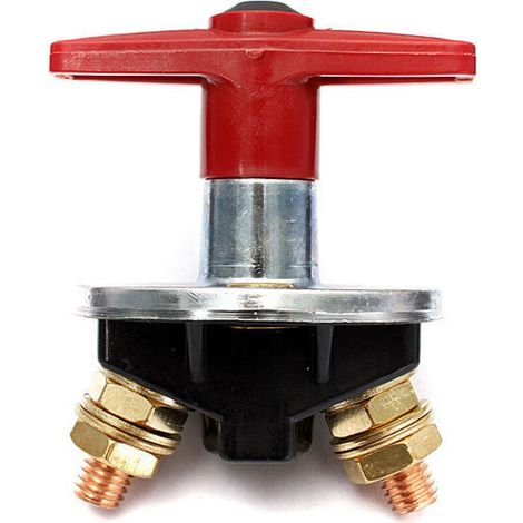 Isolateur de Batterie à Clé Fixe de 200 Amp Interrupteur D'Arrêt Coupé Interrupteur électrique 12V / 24V Commutateur électrique Robuste