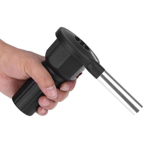 Souffleur Barbecue - Ventilateur de Barbecue Electrique Portable pour Camping en Plein Air BBQ Noir (1/4)
