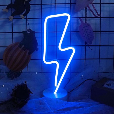 Neonlichter, LED-Blitzlichter, dekorative Beleuchtung, Geburtstagsdekorationen, Wohnzimmerdekorationen (1/5)
