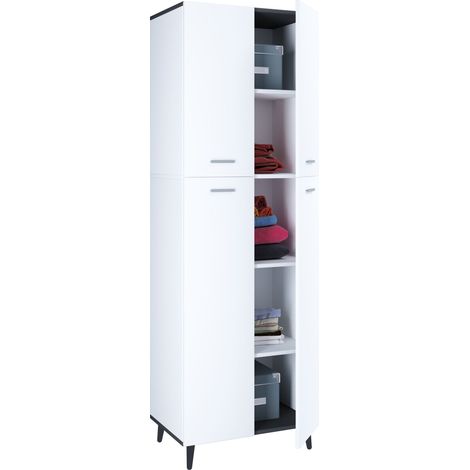 Gabinete multiusos de madera Landos 184x60x39 - VCM (1/2)