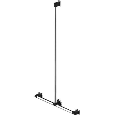 Main courante de douche en T Rugao en acier inoxydable AKW 12014GR LS (1/2)