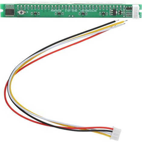 Indicateur audio 32 segments avec réglages individuels et mode dB/AGC