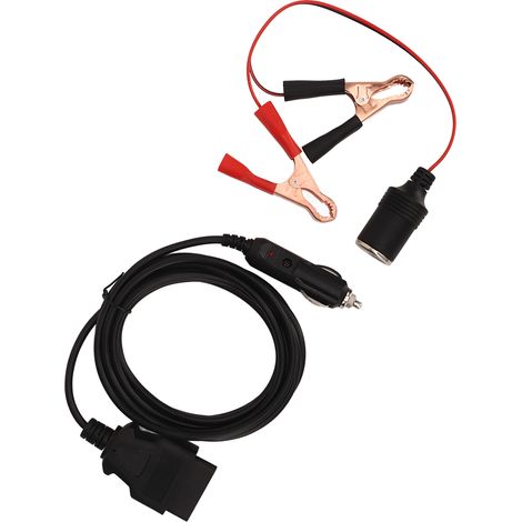 OBD2-Speicherschutz mit Clip, universelles Plug-and-Play-12V-Zigarettenanzünderbuchse, Notstromversorgungskabel für Steuergeräte (1/5)