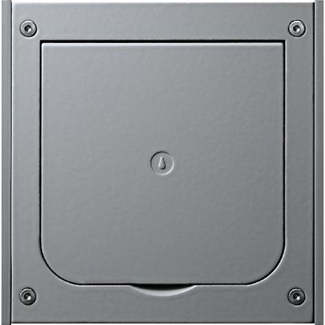 GIRA 011800 CASSETTA VUOTA PER PRESA DA PAVIMENTO IN ALLUMINIO DIE COUL