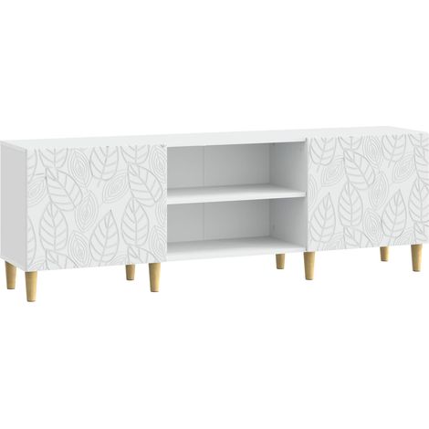 Meuble TV 150 x 31 x 50 cm Blanc Bois d'ingénierie vidaXL