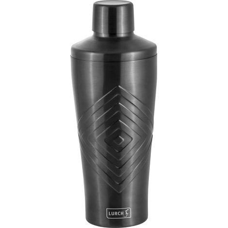 Coctelera de 3 piezas, acero inoxidable, 0,6 l, diámetro 8,5 x 22 cm, gris oscuro. Bar / Lurch (1/5)