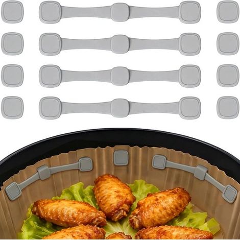 Magneti per friggitrice ad aria per carta da forno, 12 magneti per fissaggio carta da forno nella friggitrice ad aria, magneti in silicone senza BPA, accessori magnetici per friggitrice ad aria Philip (1/5)