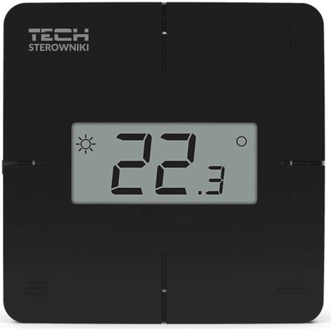 Tech Temperaturregler R-X schwarz drahtgebunden