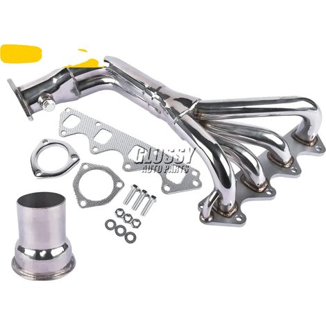 Colector de escape de acero inoxidable, compatible con motores de 1.3L y 1.6L, instalación atornillada, flujo de escape mejorado, compatible con modelos de 8V, construcción duradera de acero inoxidabl (1/5)