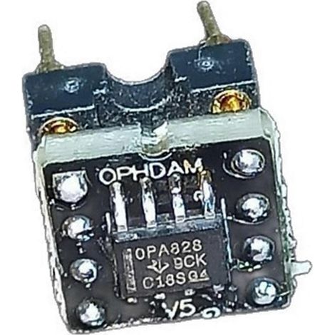 Double ampli op OPA828ID/OPA828IDR soudé, faible bruit et haute vitesse, adaptateur patch vers boîtier DIP (1/5)