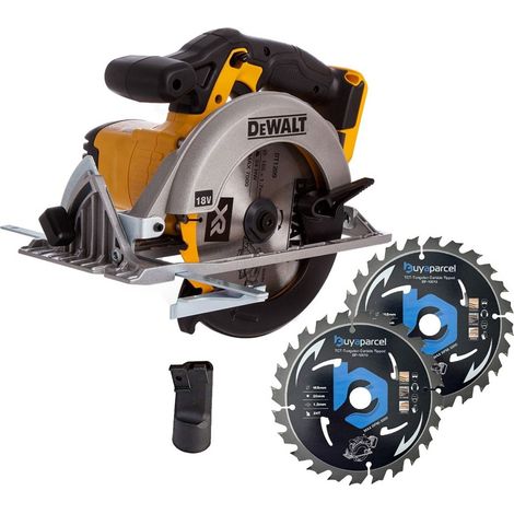 DeWalt 18v DCS391N Heavy Duty XR 165mm Circular Saw + 2 BAP Extra Blades