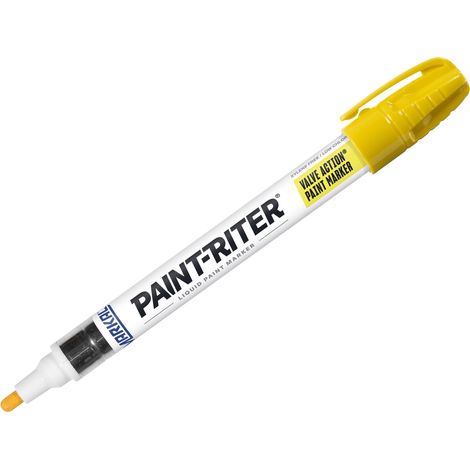 Markal Paint-Riter® Valve Action® Paint Marker in Yellow (Model MKL96801C)