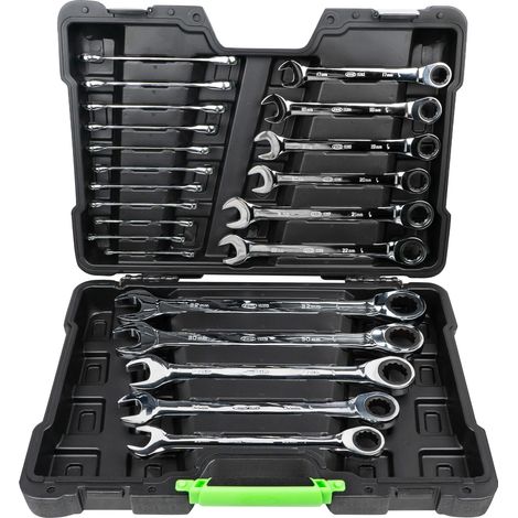 JBM54041 Jeu de 22 clés à cliquet combinées dans l’étui