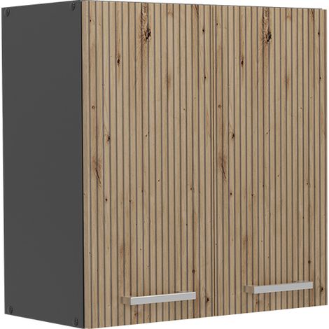 Armario colgante R-Line, Roble artesanal, 60 cm, Vicco