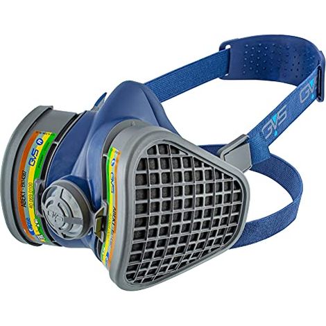 Masque Elipse GVS SPR487 avec filtres ABEK1 pour plusieurs gaz et vapeurs, S/M (1/5)