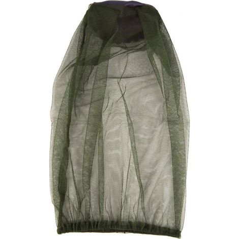 Moustiquaire pour visage et cou, filet ultra-fin de protection contre les insectes, adaptée au camping, à la randonnée et à la pêche en plein air (1/5)