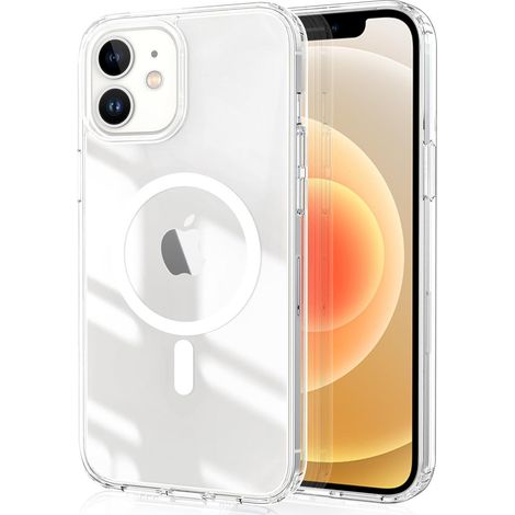 Handyhülle Kameraschutz MagSafe Stoßfest iPhone 12 12 Pro Durchsichtig (1/5)