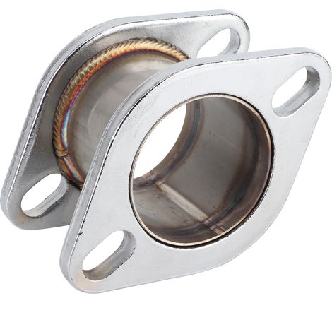 Bride d'extension de tuyau d'échappement en acier inoxydable, adaptateur universel pour automobile (1/5)