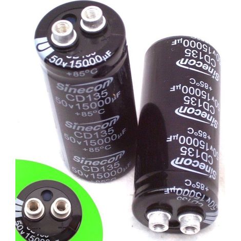 Schraub - Elko 15000uF 50V Elko Kondensator Elektrolyt Kondensator 01725 (1/3)