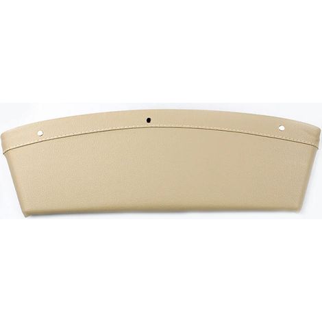 (Universel - G) Combleur d'espace entre le siège avant et le siège auto - Accessoires intérieurs de voiture - Boîte de rangement portable avec porte-gobelet - Cuir PU - Combleur d'espace latéral de co (1/5)
