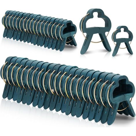 100 Pieces Clips Plantes, Pince Attache Plantes Grimpante, Tuteur pour Tomates, Vigne, Légumes - S+L Taille (1/5)