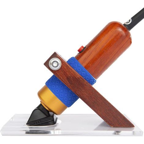 Schneidehilfe für Teppichtrimmer – Holz- und Acrylstütze – Für stabiles Verlegen und eine ebene Oberfläche – 1 Stück (1/5)