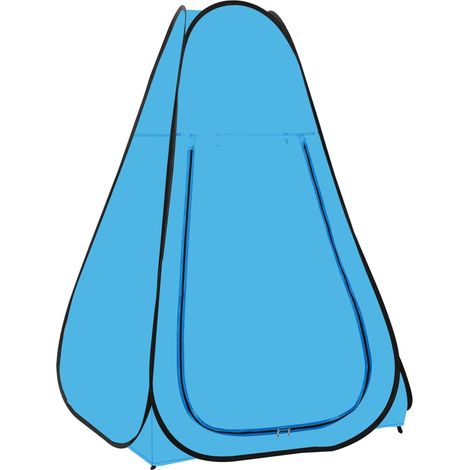 Tenda Doccia da Campeggio Pop Up Blu vidaXL