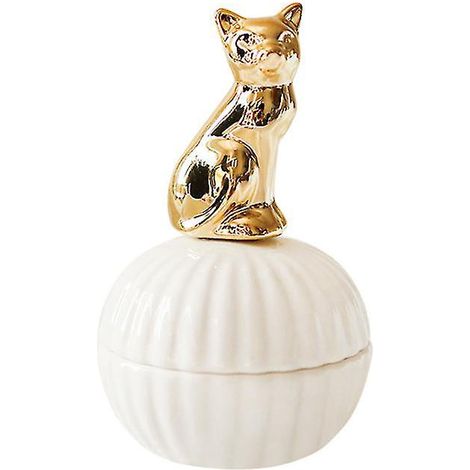 Boîte à bijoux style chat (1 pièce) (1/3)